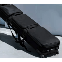 홀로그램 보드휠백 캐리어 비행용 여행용 스노보드 스키 가방, 블랙