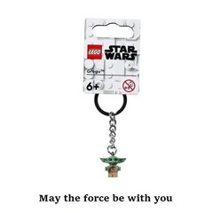 레고 스타워즈 열쇠고리 키링 854187 그로구 May the force be with you
