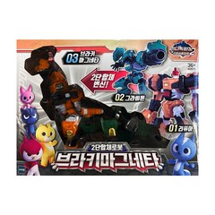 미니특공대 슈퍼공룡파워 2 브라키마그네타 2단 합체로봇 ~323592, 단품