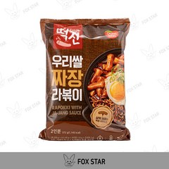 동원 떡볶이의신 짜장라볶이, 372g, 10개