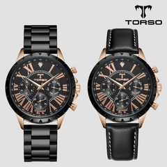 TORSO 토르소 T501M-BBB 히페리온 멀티 다이아몬드 워치 메탈 남자 시계