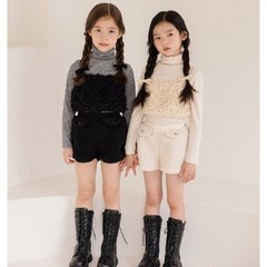 지안클로버 푸들숏팬츠 유아겨울반바지 어린이집 등원룩 주니어옷 초등학생옷