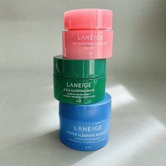 Laneige Sleeping mask Collection/Lip Berry 3g+Cica 10ml+Water EX 15 ml