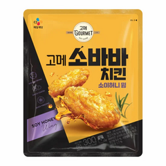 CJ 비비고 고메 소바바치킨 소이허니 윙 300G 3개