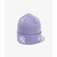 뉴에라 MLB 리그 베이직 커프 뉴욕 양키스 비니 라이트 퍼플 KNIT LEAGUE BASIC CUFF NEYYAN L PUR 13338418