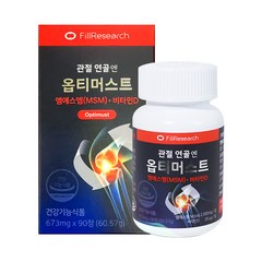 필리서치 관절연골엔 옵티머스트 673mg x 90정 in, 1개, 상세페이지 참조