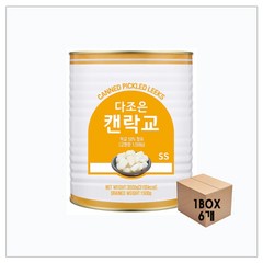 이엔푸드 다조은 캔락교 2s 3kg 6개 1박스