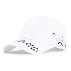 블랙블론드 BBD Side Patch Graffiti Logo Cap (White)