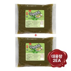 [카야밀라] 싱가포르 카야잼 오리지널 퐁잇 대용량 2.5kgX2개 감성 캠핑 음식 브런치, one color, free