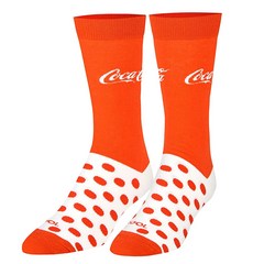 OddSox Cool Socks 공식 코카콜라 양말 정품보장, Medium, Coca Cola Spots