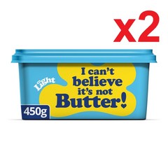 [영국발송] 450G 2개 아이 캔트 빌리브 잇츠 낫 버터 라이트 스프레드 식물성오일 마가린 I Can't Believe It's Not Butter Light Spread