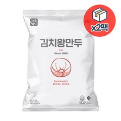 엄지 김치왕만두 1.4kg x 2팩, 2개