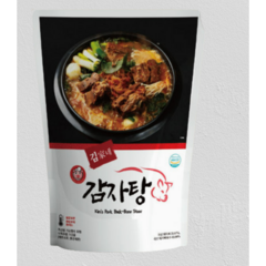 김가네식탁 [라면사리1개+겨자소스2개 증정] 감자탕 5kg (9-10인분)/국내산 돈등뼈