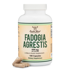 더블우드 파도지아 아그레티스 600mg 180캡슐 Double Wood Fadogia Agrestis, 1통, 180정