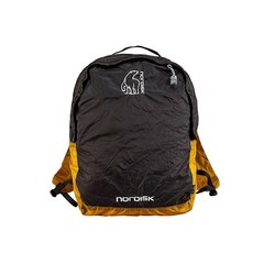 노르디스크 백팩 노르딕 니베 포켓터블백 Nordisk Nibe 12 Daypack BlackMustard Yellow 133019 배낭 가방 소형 품 캠핑 아웃도어