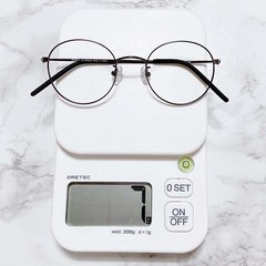 안경재이 7g 동글이 베타 티타늄 안경테 블루라이트 차단 안경