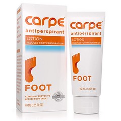 카르페 다한증 손 발 땀 로션 40ml Carpe Antiperspirant Lotion, 2. 발 로션(Foot Cream), 1개