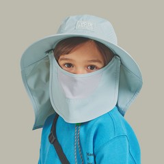 아동 성인 자외선차단 UV 페이스 플랩캡