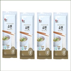 쌀95% 글루텐프리 쌀소면/ 무방부제 무첨가제 무설탕 /쌀소면 500g x 4봉, 4개