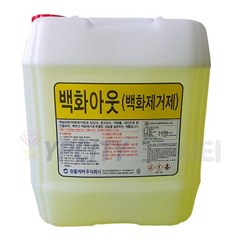 백화아웃 18.75L 백화제거제 화강석 콘크리트 테라조 건물 바닥 벽면 백화제거 원폴리머, 1개, 75l