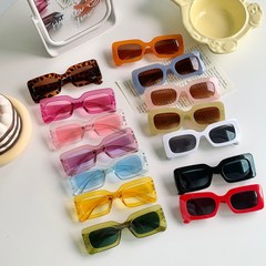 걸스코코 캔디사각 선글라스 연애인 패션 힙합 남녀공용 썬글라스 14color