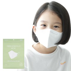 굿필링 컬러 새부리형 마스크 KF94 소형 화이트 25매x4봉, 25개입, 4개