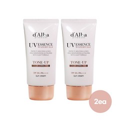 달바 워터풀 톤업 선크림 50mlx2 SPF50+ 핑크빛 물광 데일리 톤업 썬크림 추천, 50ml, 2개