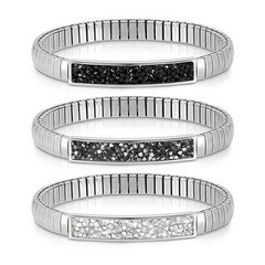 노미네이션 [노미네이션]팔찌 익스텐션 Glitter bracelet (S) Stainless steel with crystals 043220 (택1)