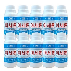 안진약품 아세톤 100ml 리무버, 10개