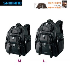 시마노 백팩 시스템백 XT DP-072K 블랙 (L) 낚시 배낭 보조가방, M