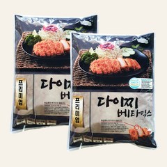 다이찌 프리미엄 베타믹스 5kg x 2봉 - 돈까스 튀김가루 튀김옷 대용량 밧타믹스, 2개