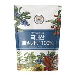 해나식품 메밀 가루 분말 국내산, 메밀가루500g x1개, 500g, 1개