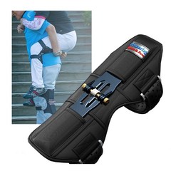 기능성 무릎보호대 렉스파워렉라이트-특허 웨어러블 고탄력 스프링 장착 무릎파워증강기, 1개