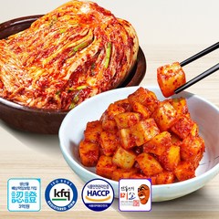 안동학가산 국내산 별미김치세트 (포기 7kg + 깍두기 5kg) / 아이스박스포장