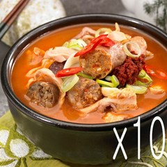 용가마 순대국(특) 밀키트 순대 돼지 국밥, 얼큰, 10개, 700g