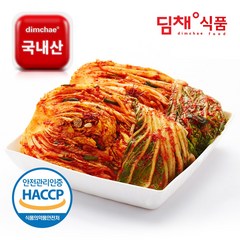 딤채식품 딤채 건강담은 포기김치 '특허유산균첨가 식품안전관리인증', 10kg, 1봉