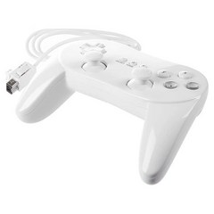 컨트롤러 호환 클래식 화이트 버튼 소프트 유선 게임 패드 컨트롤러 닌텐도 Wii 원격 제어, 한개옵션1