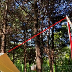 타프 연장웨빙 스트랩 스트링 캠핑 텐트 끈 줄 로프 길이조절 길이연장 3M, 타프연장 멀티웨빙 (아이보리)