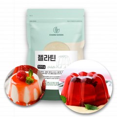 무지방 젤라틴 가루 분말 파우더 500g 탱글탱글한 젤라틴 젤리 만들기, 1개