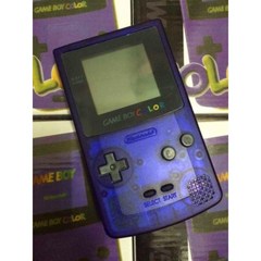 게임 보이 닌텐도 컬러 GBA 휴대용 포켓 어드밴스, 패키지 4, 투명한 파란색