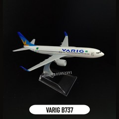 비행기다이캐스트 비행기모형 스케일 1:400 금속 항공기 모델 세부 퍼시픽 A320 비행 복제 소년을 위한 미, 08 74.VARIG B737