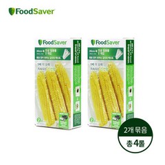 푸드세이버 20cm 진공밀봉롤 4롤 FSFSBF0526(2롤)x2개, 단품없음