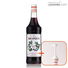 [러핑카트] 모닌 블루베리 시럽 1000ml+모닌 시럽펌프(과일분말증정)