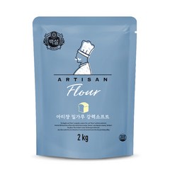 CJ백설 아티장 밀가루 강력소프트 2kg, 1개