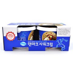 코스트코 유산균이 살아있는 하루발효 덴마크 사워크림 450g x 2통 + 이케아 봉지클립(대) 1P