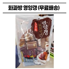 대두식품 화과방 영양갱 50입 팥 딸기 바나나 꿀밤 4종, 2000g, 1개