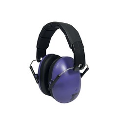 베이비 반즈 키즈 어린이용 이어머프 청력보호 소음방지 방음 비행기 기압용 귀마개 헤드셋 - 퍼플