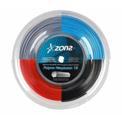 존스 테니스스트링 폴리모 헥스플루전18 (육각) 1.18mm, 블루, 1개