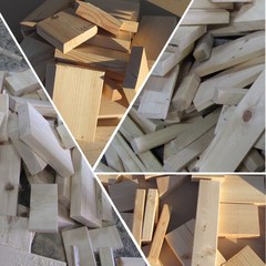 이베스타 [레드파인 스프러스원목 10kg] 자투리원목 뗄깜 DIY목재 목재 원목 장작, 1개