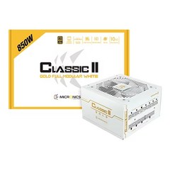 마이크로닉스 CLASSIC II GD 850W 80PLUS 230V EU Gold 풀모듈러 화이트 파워서플라이